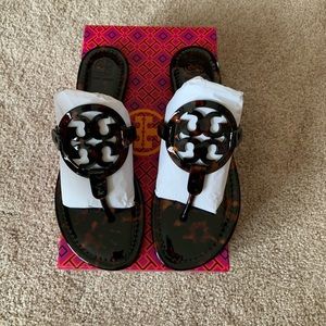 Tory Burch Tortoise Shell Miller NIB size 9.5